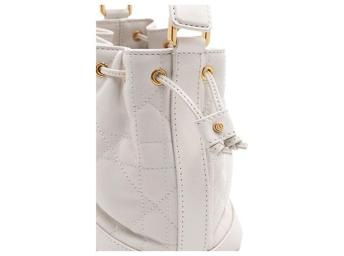 Dior Piccola borsa a secchiello Jolly Borsa a tracolla Borsa crossbody Bianco - vista 7