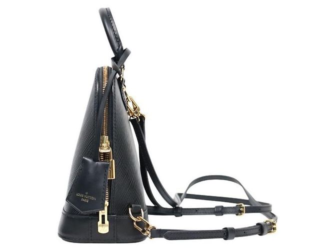 Louis Vuitton Zaino Alma in Epi nero - vista 2