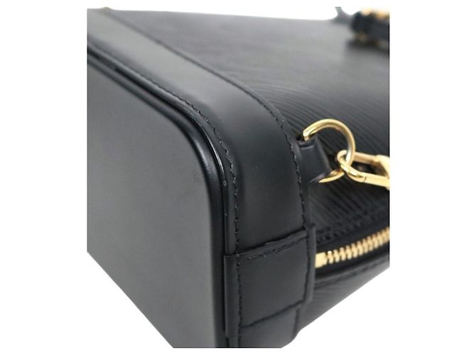Louis Vuitton Zaino Alma in Epi nero - vista 5