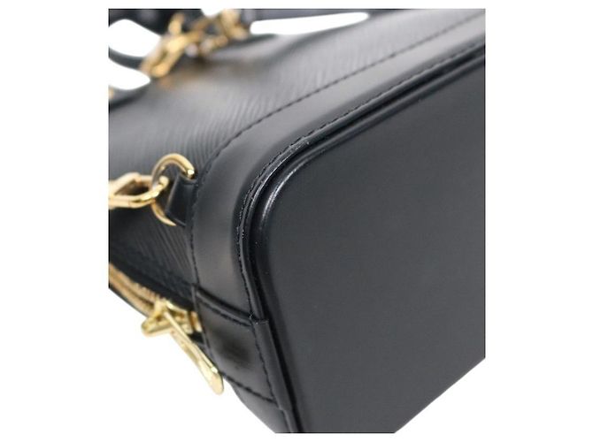 Louis Vuitton Zaino Alma in Epi nero - vista 6