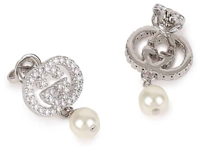 Gucci Orecchini con perle di cristallo Argento - vista 4
