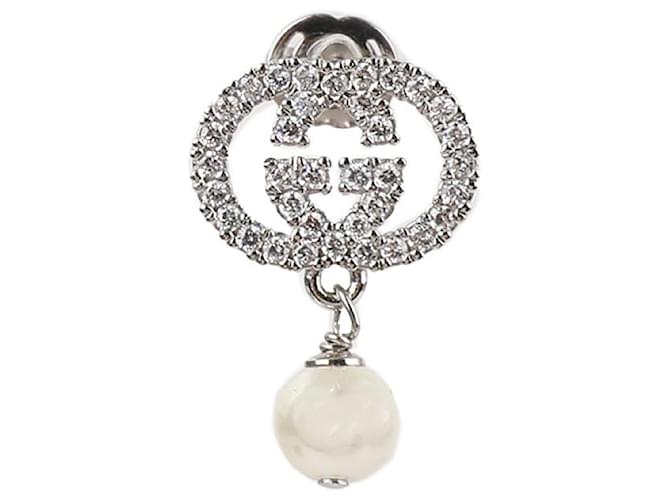 Gucci Orecchini con perle di cristallo Argento - vista 7