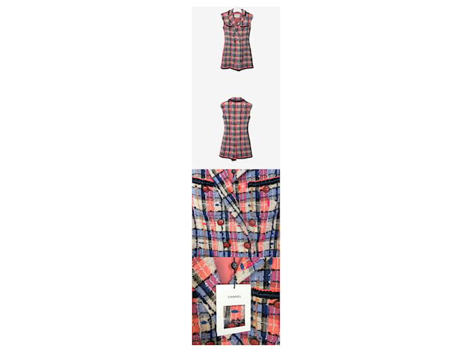 Chanel Mono de tweed Multicolor - vista 2