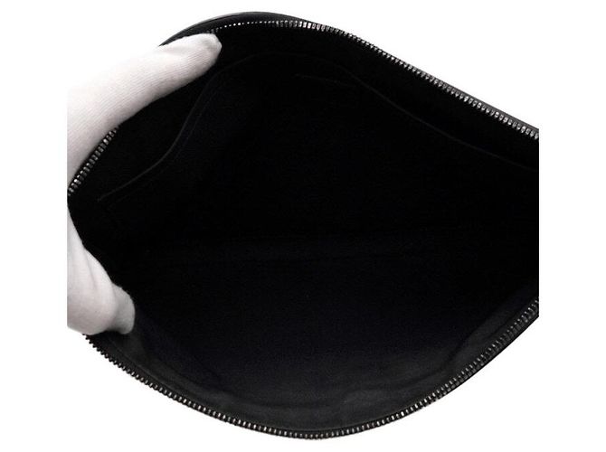 Louis Vuitton Pochette Monogram Shadow Apollo Clutch Bag Nero - vista 5