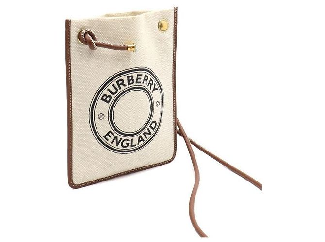 Burberry Piccola borsa piatta a tracolla e borsa a tracolla - vista 3