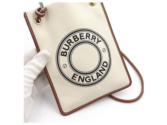 Burberry Piccola borsa piatta a tracolla e borsa a tracolla - vista 7