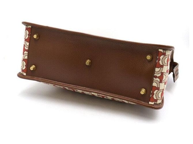 Gucci Pasta e Bolsa Tote de Mors de Jacquard Entrelaçado e Bolsa de Ombro Multicor - vista 6