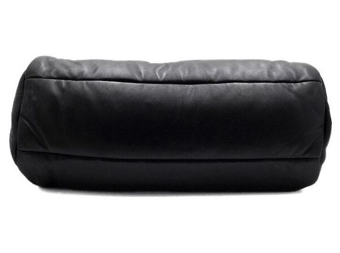 Saint Laurent Borsa da viaggio duffle in pelle di agnello nera da uomo Nero - vista 6