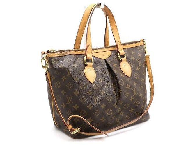 Louis Vuitton Borsa Tote e Borsa a Spalla Palermo PM in Monogram Canvas Multicolore - vista 3