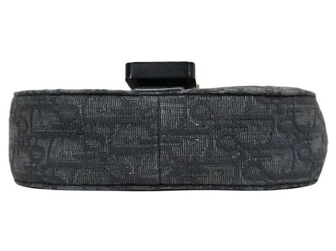 Dior Mini borsa a tracolla Oblique Saddle nera Nero - vista 4