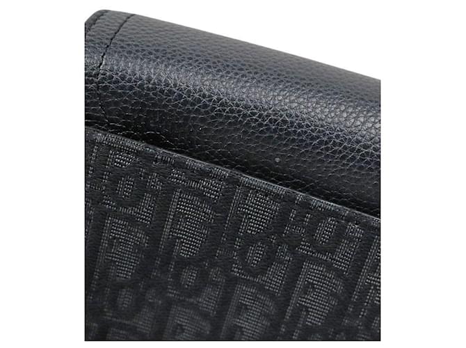 Dior Mini borsa a tracolla Oblique Saddle nera Nero - vista 9
