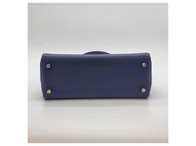 Hermès Togo Kelly Blu - vista 9