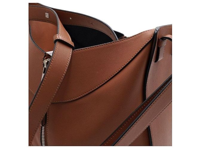 Loewe Borsa Tote e Borsa a Spalla a Tracolla Hammock Small Tan Marrone - vista 10