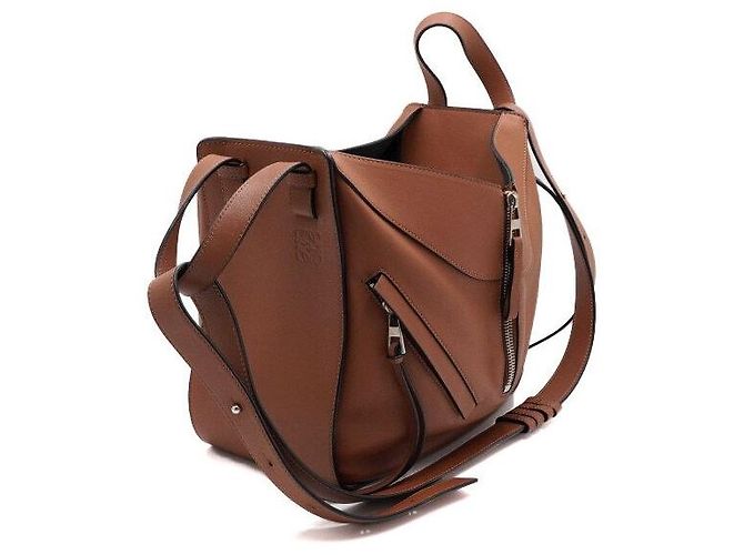 Loewe Borsa Tote e Borsa a Spalla a Tracolla Hammock Small Tan Marrone - vista 2