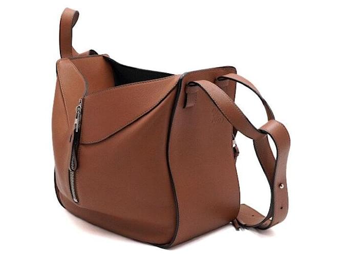 Loewe Borsa Tote e Borsa a Spalla a Tracolla Hammock Small Tan Marrone - vista 3