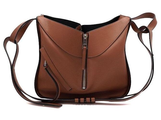 Loewe Borsa Tote e Borsa a Spalla a Tracolla Hammock Small Tan Marrone - vista 5