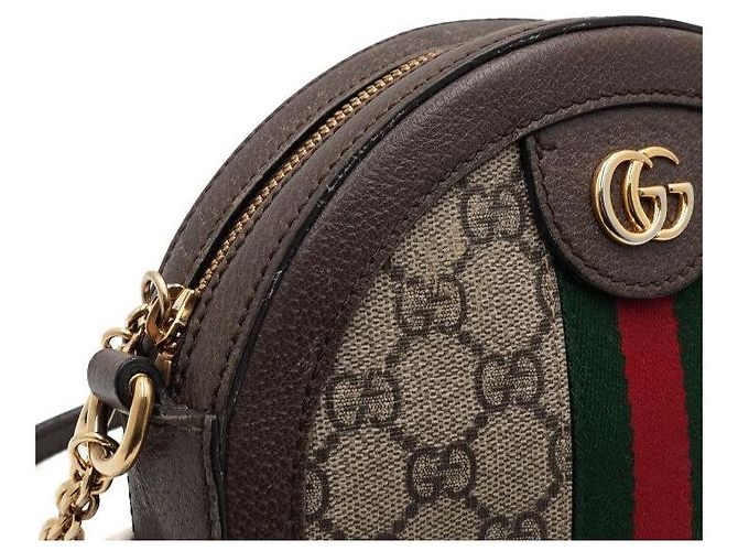 Gucci Borsa a tracolla e crossbody Ophidia Mini GG Round Chain Multicolore - vista 10
