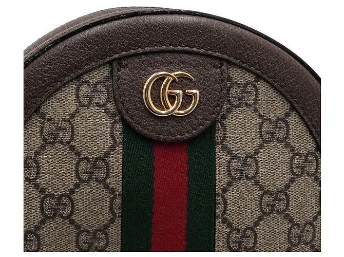 Gucci Borsa a tracolla e crossbody Ophidia Mini GG Round Chain Multicolore - vista 12