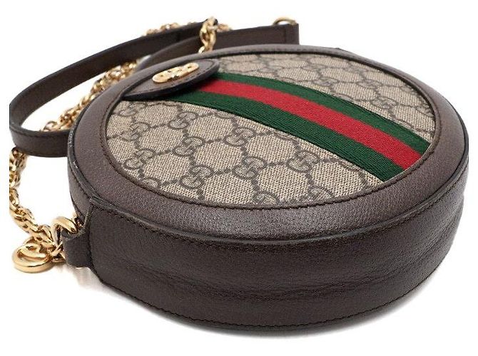 Gucci Borsa a tracolla e crossbody Ophidia Mini GG Round Chain Multicolore - vista 8