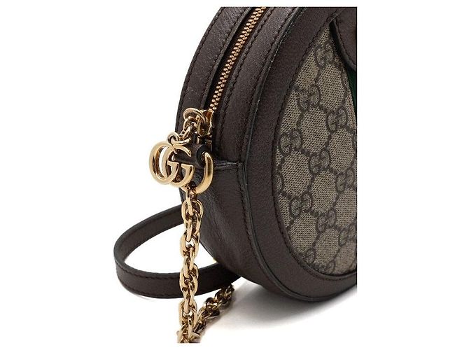 Gucci Borsa a tracolla e crossbody Ophidia Mini GG Round Chain Multicolore - vista 9