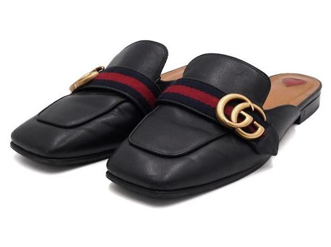Gucci Mocassini da donna GG Logo Marmont - vista 3