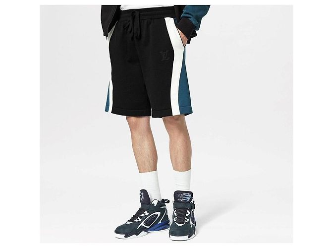 Louis Vuitton Short de malha com logótipo LV Multicor - vista 6