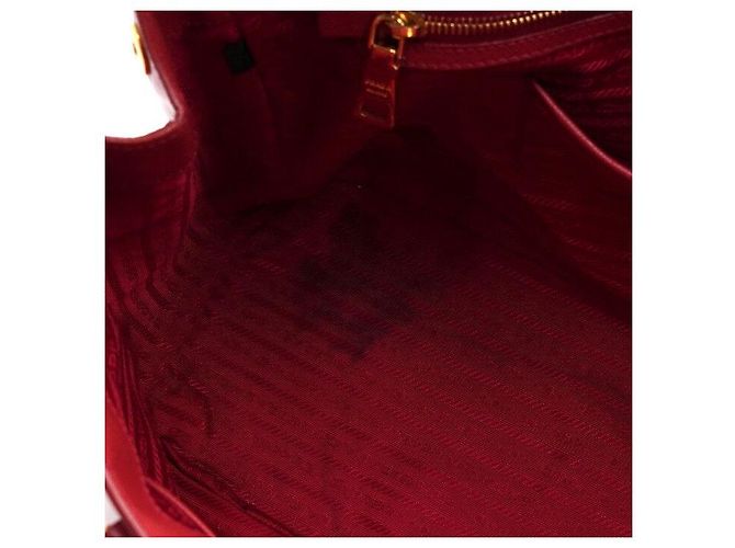 Prada Borsa Tote Lux Saffiano Rossa - vista 6