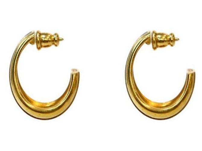 Dior Créoles en or Christian - vue 2