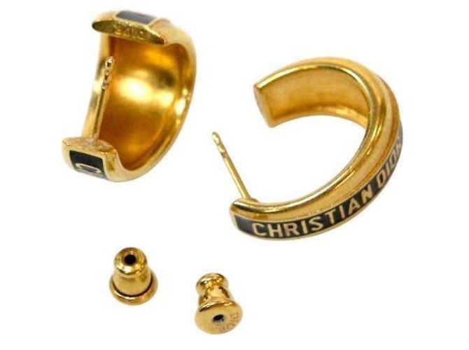 Dior Créoles en or Christian - vue 4