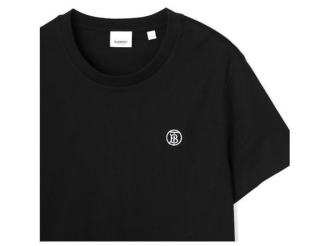 Burberry Baumwoll-T-Shirt mit Monogramm-Motiv - Ansicht 5