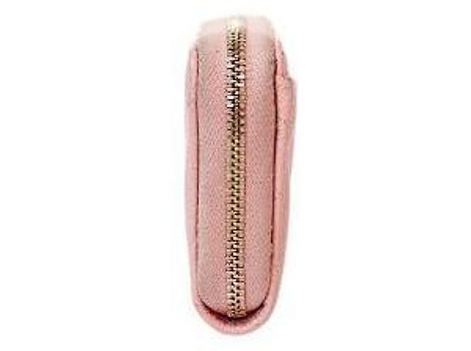 Chanel Rosa Caviar Leder Kartenetui mit Reißverschluss Pink - Ansicht 2