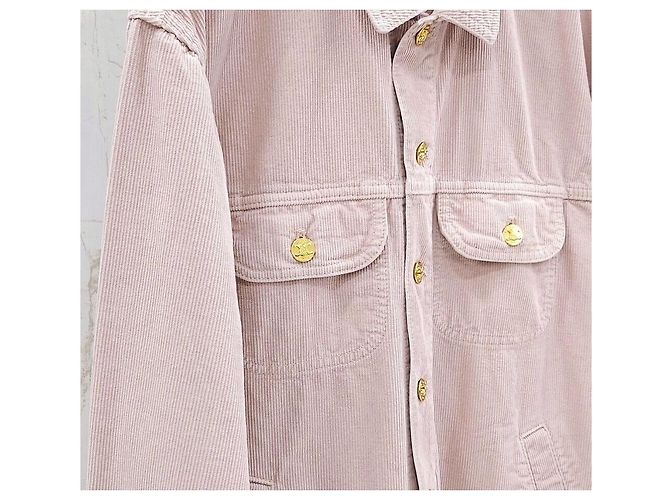 Céline Cordy-Car-Coat-Jacke Weiß - Ansicht 4