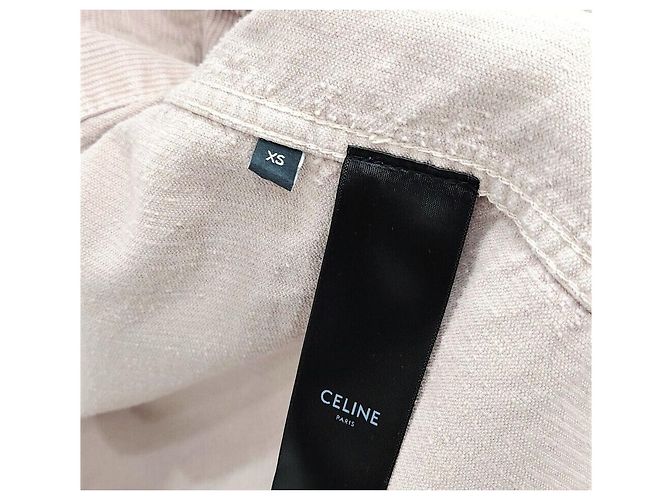 Céline Cordy-Car-Coat-Jacke Weiß - Ansicht 7
