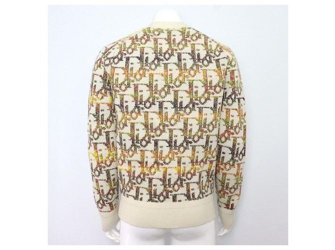 Dior Oblique Woll-Jacquard-Cardigan Unisex Mehrfarben - Ansicht 4