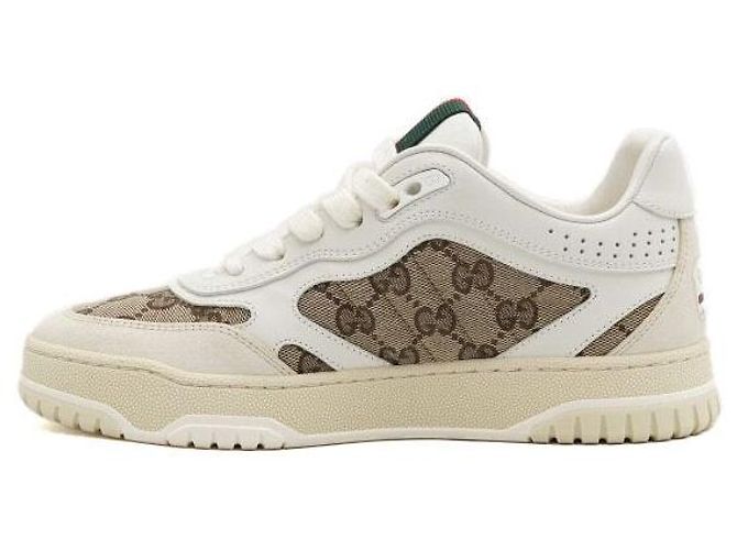 Gucci Reweb Damen Sneaker aus Canvas mit Monogramm Braun - Ansicht 4
