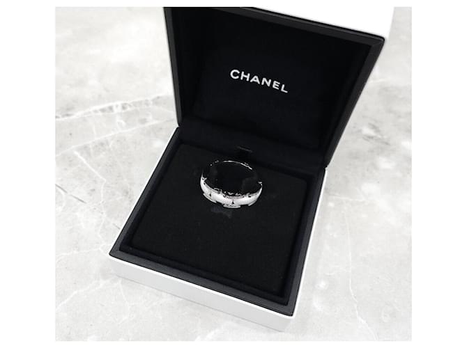 Chanel Diamond Ceramic Ultra Ring Größe Silber - Ansicht 8