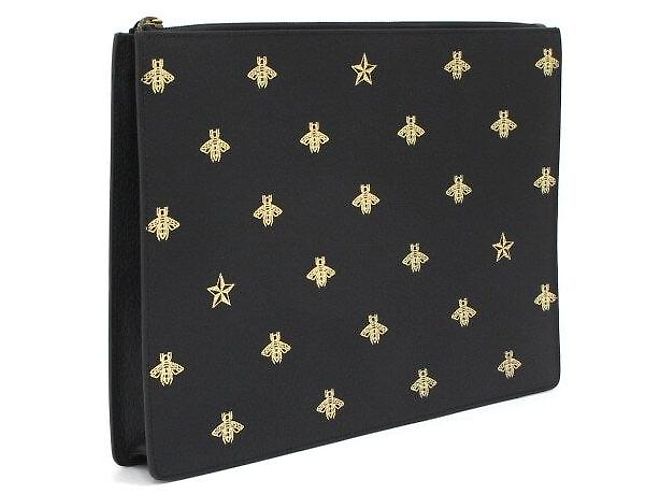 Gucci Borsa a tracolla e clutch Vista in pelle nera - vista 3