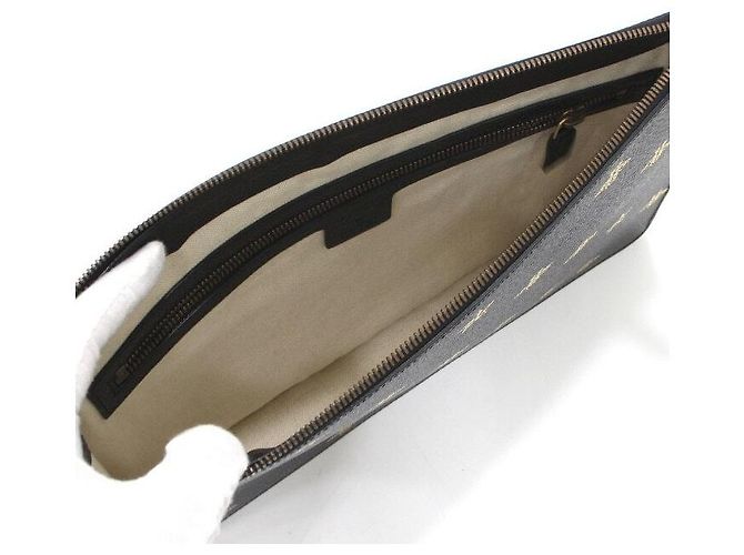 Gucci Borsa a tracolla e clutch Vista in pelle nera - vista 5
