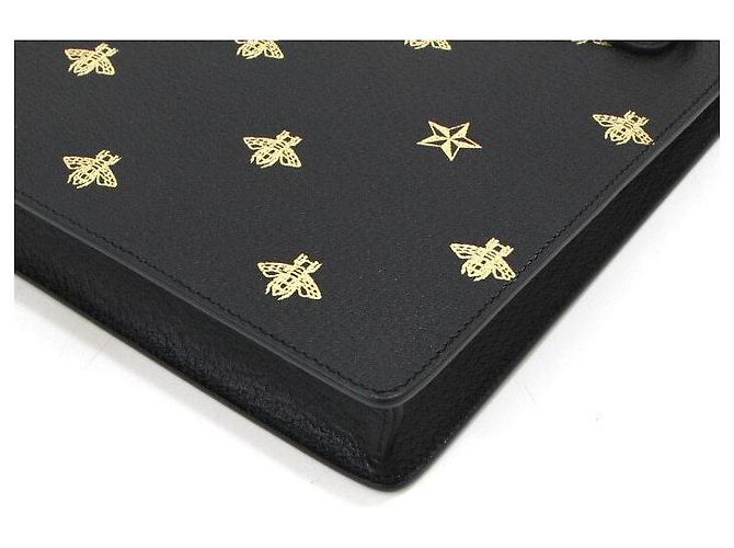 Gucci Borsa a tracolla e clutch Vista in pelle nera - vista 6