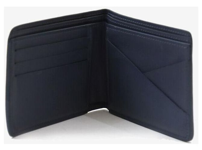 Louis Vuitton Portefeuille Bi-fold Multiple Wallet Monogram Shadow Navy Blue - vue 2