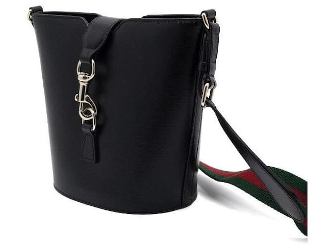 Gucci Mini borsa a secchiello a tracolla e crossbody Nero - vista 2