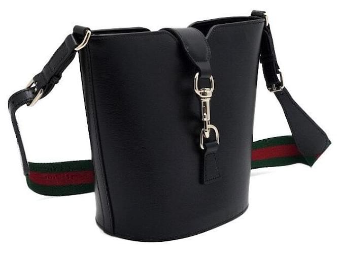 Gucci Mini borsa a secchiello a tracolla e crossbody Nero - vista 3
