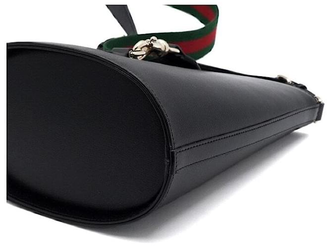 Gucci Mini borsa a secchiello a tracolla e crossbody Nero - vista 7