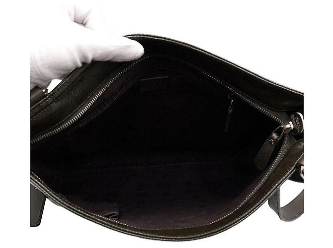 Gucci Borsa a tracolla da uomo in PVC kaki con stampa logo GG - vista 5