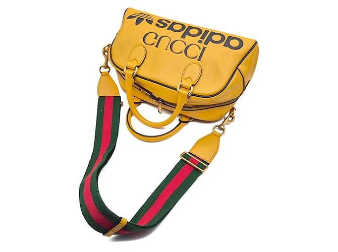 Gucci Borsa duffle Giallo - vista 4