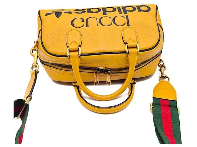 Gucci Borsa duffle Giallo - vista 5