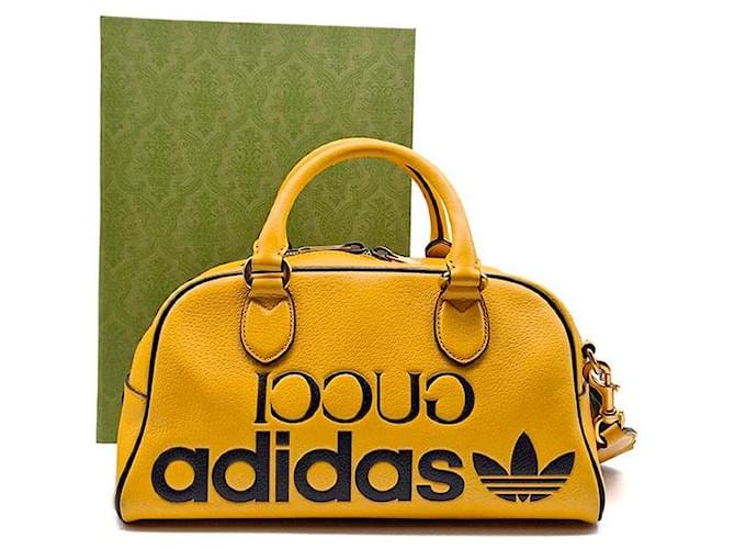 Gucci Borsa duffle Giallo - vista 7