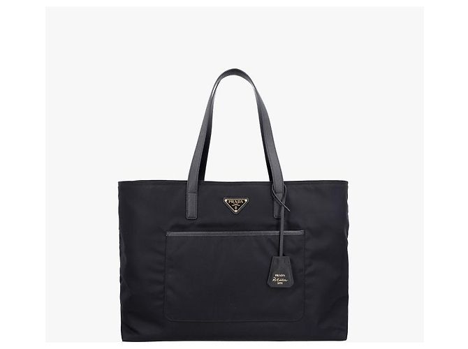 Prada Bolso Tote Grande Reedition Nylon Triangle Logo - vista 2