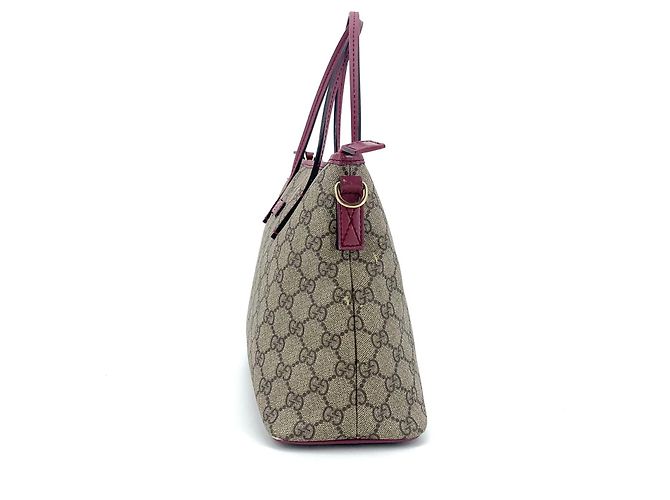 Gucci Piccola borsa tote e borsa a tracolla GG Supreme Marrone - vista 4