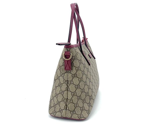 Gucci Piccola borsa tote e borsa a tracolla GG Supreme Marrone - vista 5